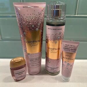 Bath & Body Works Champagne Toast set